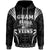 Guam Hoodie Blood Runs Through My Veins Style Black Unisex Black - Polynesian Pride