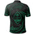 Guam Polynesian Custom Polo Shirt Green Tribal Wave - Polynesian Pride