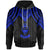 Guam Hoodie Polynesian Armor Style Blue Unisex Blue - Polynesian Pride