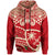 Guam Hoodie Polynesian Pattern Vintage Style Red Color Unisex Red - Polynesian Pride