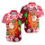 (Custom Personalised) Mele Kalikimaka Hawaiian Shirt Christmas Hawaii with Santa Claus LT13 Unisex Red - Polynesian Pride