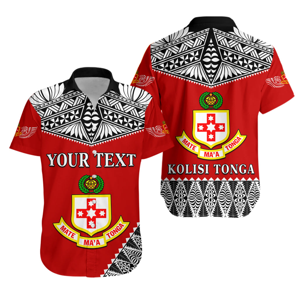 (Custom Personalised) Kolisi Tonga Hawaiian Shirt College 'Atele Mate Ma'a Tonga LT13 Unisex Red - Polynesian Pride