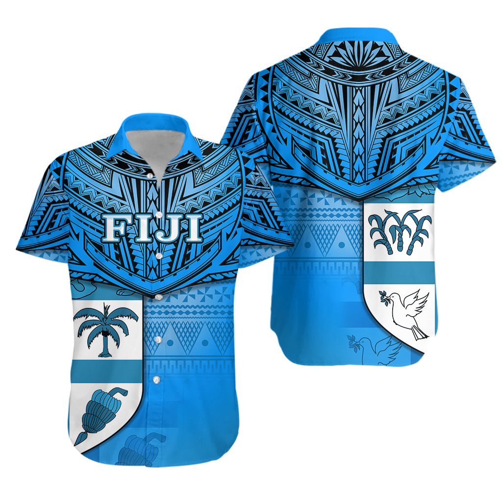 Fiji Creative Hawaiian Shirt Love Country LT13 Unisex Blue - Polynesian Pride