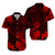 Hawaii Couple Outfits Hawaii Matching Dress and Hawaiian Shirt Polynesia Red Cool Shaka Sign LT13 - Polynesian Pride