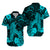 Polynesian Couple Outfits Hawaii Matching Dress and Hawaiian Shirt Polynesia Turquoise Beautiful Hula Girl LT13 - Polynesian Pride