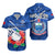 Samoa Rugby Hawaiian Shirt Manu Samoa Polynesian Hibiscus Blue Style LT14 Unisex Blue - Polynesian Pride