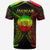 Hawaii T Shirt Hawaii Seal With Reggae Line Style - Polynesian Pride