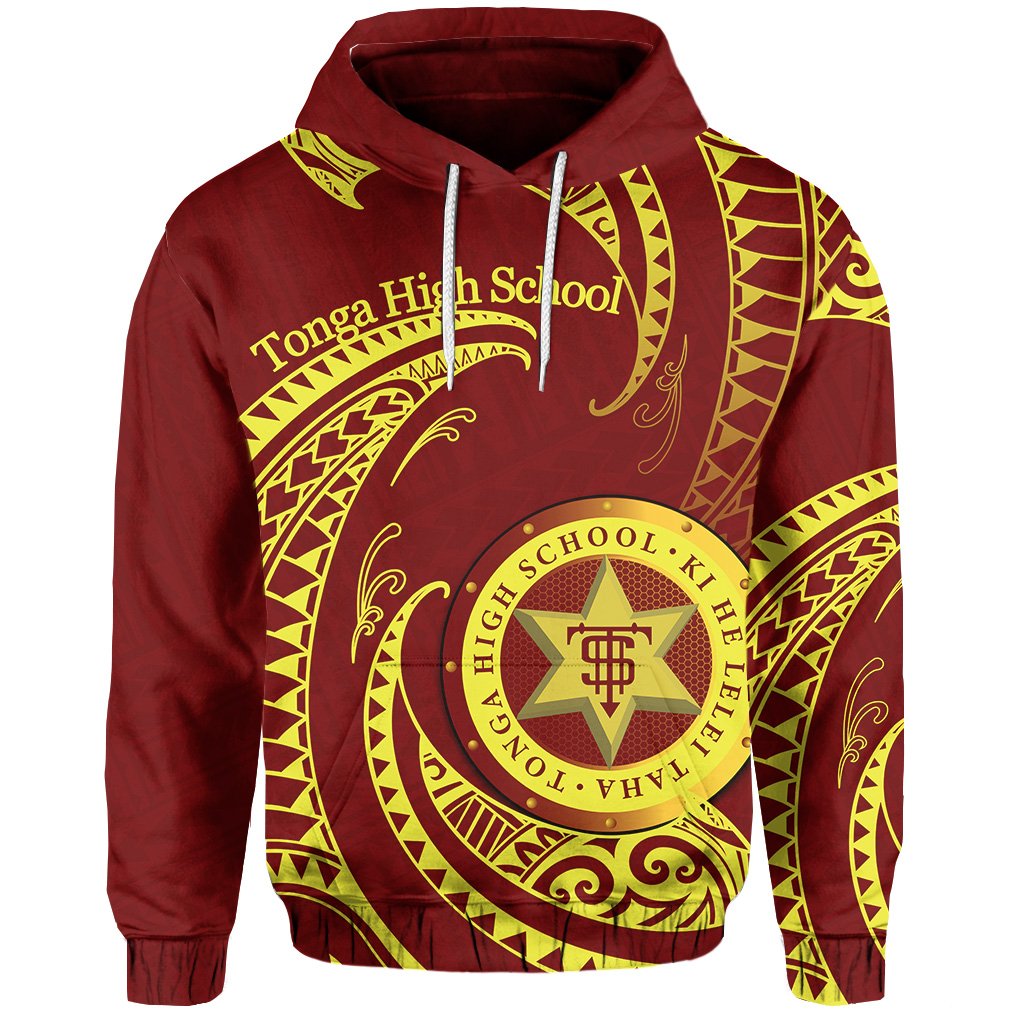 Tonga High School Hoodie Special Polynesian No.1 Unisex Brown - Polynesian Pride