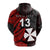 (Custom Text and Number) Wallis and Futuna Zip Hoodie Enjoy Polynesian Flowers LT13 - Polynesian Pride