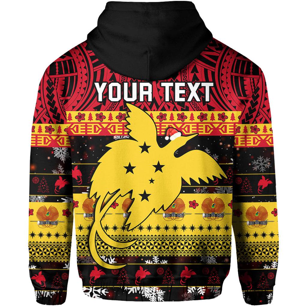 Custom Papua New Guinea Christmas Hoodie Raggiana Loved LT13 - Polynesian Pride