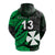 (Custom Text and Number) Wallis and Futuna Zip Hoodie Enjoy Polynesian Flowers Version Green LT13 - Polynesian Pride