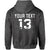 Custom Maori 2021 Hoodie Aotearoa Tattoo Custom Text and Number LT13 - Polynesian Pride