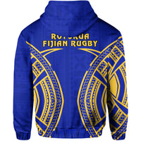 Rotorua Fijian Rugby Zip Hoodie 03 LT13 - Polynesian Pride