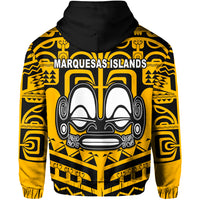 Marquesas Islands Hoodie Marquesas Tattoo Version 02 LT13 - Polynesian Pride