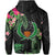 Pohnpei Micronesia Zip Hoodie Tropical Flowers LT13 - Polynesian Pride