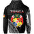 Custom Tonga Zip Hoodie Tongan Pattern Blithesome Version Black LT13 - Polynesian Pride