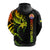 Society Islands Zip Hoodie Mix Pattern Leeward Islands French Polynesia LT13 - Polynesian Pride