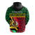 Vanuatu Dreamy Zip Hoodie Flag and Pattern LT13 - Polynesian Pride