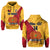 (Custom Text and Number) The Kumuls PNG Hoodie Papua New Guinea Polynesian Dynamic Style LT14 Hoodie Yellow - Polynesian Pride