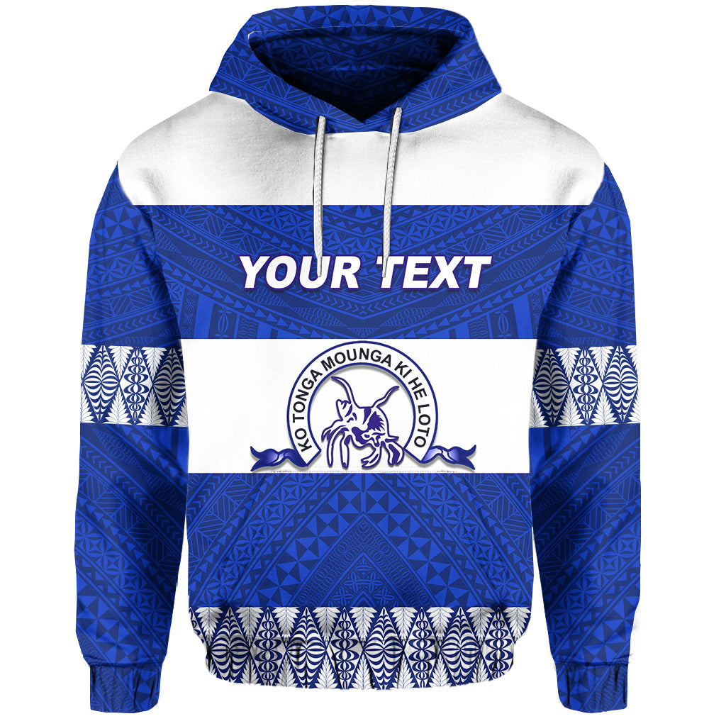 Custom Tupou College Toloa Hoodie Version Special LT13 Unisex Blue - Polynesian Pride