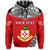 Custom Kolisi Tonga Hoodie College Atele Mate Maa Tonga LT13 Unisex Red - Polynesian Pride