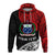 Custom Samoa Hoodie Beloved Samoan Mix Polynesian Pattern LT13 Unisex Red - Polynesian Pride