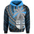 Newest Fiji Hoodie Mix Coconut LT13 Unisex Blue - Polynesian Pride