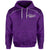 Custom Maori 2021 Hoodie Purple Aotearoa Tattoo Custom Text and Number LT13 - Polynesian Pride