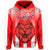 Football LABASA FA Hoodie Red Lion Fiji LT13 Unisex Red - Polynesian Pride