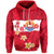 Tahiti Polynesian Hoodie Mythical Destination LT13 Unisex Red - Polynesian Pride