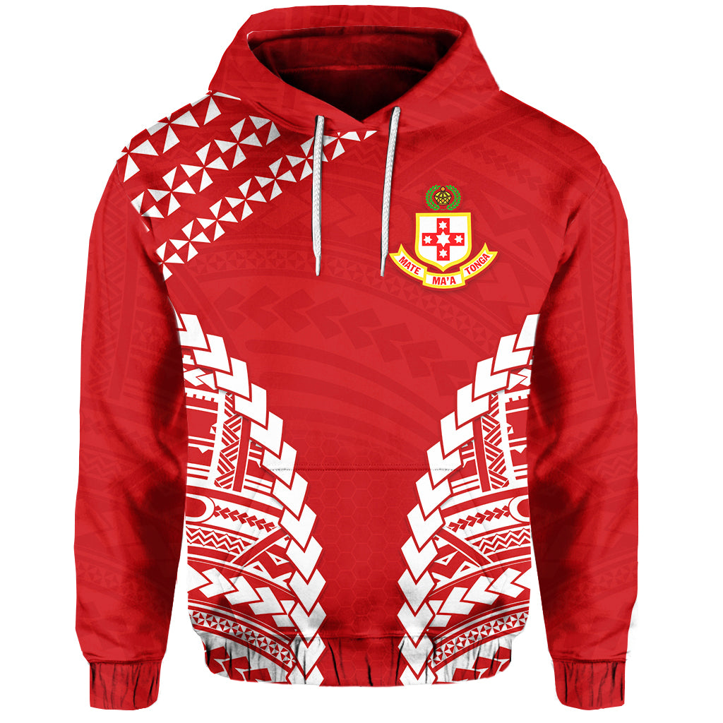 Custom Kolisi Tonga Hoodie LT13 - Polynesian Pride