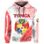 (Custom Text and Number) Tonga Hoodie Tongan Pattern Blithesome LT13 - Polynesian Pride