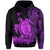 Hawaii Polynesian Hoodie Purple Sea Turtles Hawaiian LT13 Unisex Purple - Polynesian Pride