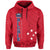 Wildcat Football Hoodie Polynesian Woods Cross High School LT13 Unisex Red - Polynesian Pride