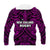 New Zealand Silver Fern Rugby Hoodie All Black Purple NZ Maori Pattern LT13 - Polynesian Pride