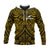 New Zealand Silver Fern Rugby Hoodie All Black Gold NZ Maori Pattern LT13 - Polynesian Pride