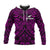 New Zealand Silver Fern Rugby Hoodie All Black Purple NZ Maori Pattern LT13 - Polynesian Pride