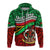 Custom Proud Vanuatu Zip Hoodie Pattern Mix Flag LT13 - Polynesian Pride