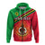 Custom Vanuatu Zip Hoodie Pattern Sand Drawing LT13 - Polynesian Pride