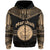 (Custom Text and Number) Marshall Islands Zip Hoodie Best Tattoo Version Golden LT13 - Polynesian Pride