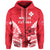 Wallis and Futuna Zip Hoodie Impressive LT13 Unisex Red - Polynesian Pride