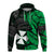 (Custom Text and Number) Wallis and Futuna Zip Hoodie Enjoy Polynesian Flowers Version Green LT13 - Polynesian Pride