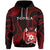 Tonga Pattern Zip Hoodie Always Proud LT13 Unisex Red - Polynesian Pride