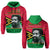 Custom Vanuatu Hoodie Vanuatuan Flag Sand Drawing Happy Father Lini Day LT14 Pullover Hoodie Red - Polynesian Pride