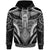 Polynesian Hoodies American Samoa Coat of Arm With Poly Patterns Unisex Black - Polynesian Pride