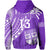 (Custom Text and Number) Fiji Rugby Sevens Hoodie Fijian 7s Tapa Polynesian Purple LT13 - Polynesian Pride