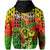 Custom Hawaii Flowers Hoodie Color Tribal Pattern Hawaiian LT13 - Polynesian Pride