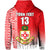 (Custom Text and Number) Kolisi Tonga College Atele Hoodie Home of the Lions LT13 - Polynesian Pride