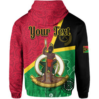 Custom Vanuatu Hoodie Aboriginal Turtle Mix Sand Drawing LT13 - Polynesian Pride