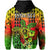 Hawaii Flowers Hoodie Color Tribal Pattern Hawaiian LT13 - Polynesian Pride